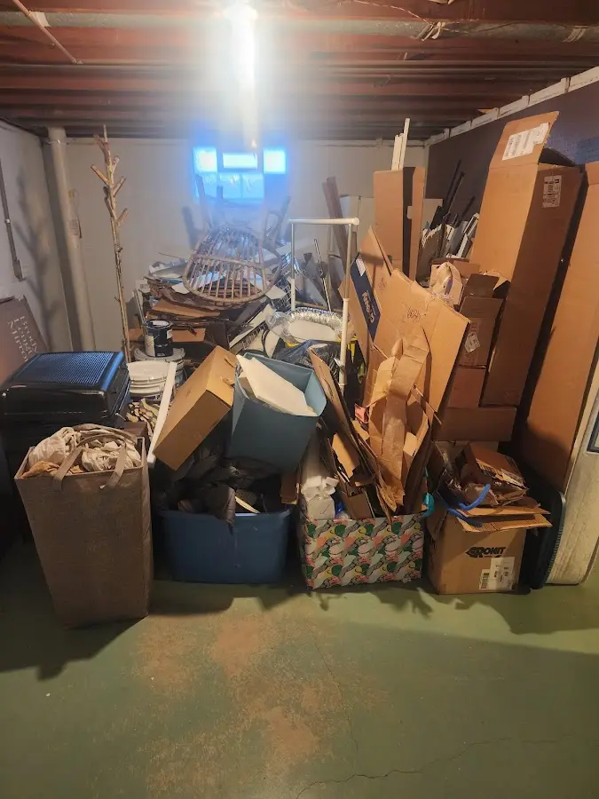 Roll-off dumpster container at job site for Construction Dumpster Rental in Lansdowne